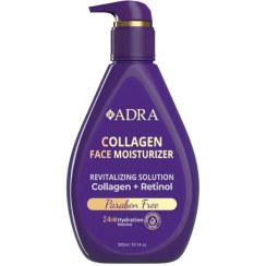 تصویر کرم آبرسان کلاژن و رتینول پمپی آدرا 300 میلی لیتر 