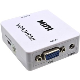 تصویر تبدیل مینی VGA به HDMI وی نت مدل V-COVGA2HDM 