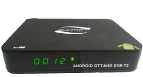 تصویر گیرنده دیجیتال پرو ویژن مدل ایکس 100 هایبرید ا X-100 Android Hybrid OTT/HD DVB-T2 X-100 Android Hybrid OTT/HD DVB-T2