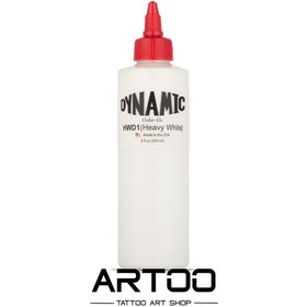 تصویر رنگ تتو وایت هوس HWD1(Heavy White) داینامیک 