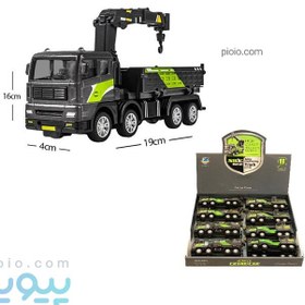 تصویر ماشین فلزی کامیون جرثقیل آیتم 6017 