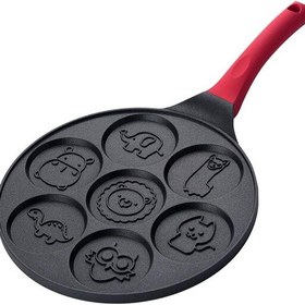 تصویر تابه گریل دایره 7 خونه Baby heart grill pan 