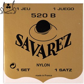 تصویر سیم گیتار کلاسیک savarez مدل 520 B 