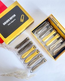 تصویر ناخن گیر فوق‌العاده حرفه ای گلدن دریم - بصورت 12 عددی Golden Dream super professional nail clipper