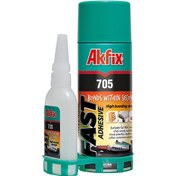 تصویر چسب ۱۲۳ یا چسب فوری ۷۰۵ آکفیکس Akfix 