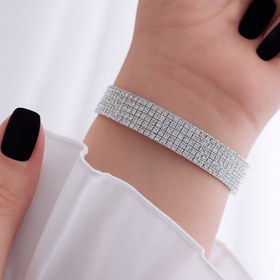 تصویر دستبند بنگل پرنگین کد 400۱ 