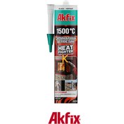 تصویر درزگیر سیلیکون آتش بند 1500 درجه آکفیکس 