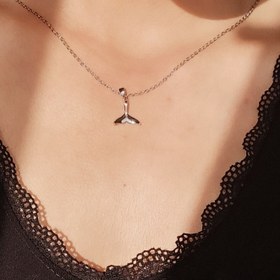 تصویر گردنبند استیل دم دو رو 