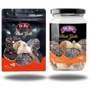 تصویر سیر سیاه فرآوری شده طبیعی Natural processed black garlic