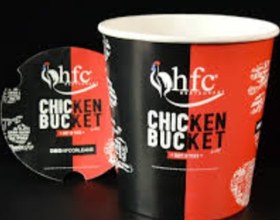 تصویر سطل سوخاری حجم ۲۵۰۰ فروش کارتنی ا chicken bucket chicken bucket