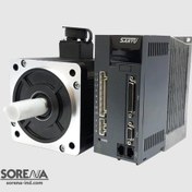 تصویر سروو موتور سانیو مدل 750w-3000RPM گشتاور 2.4 نیوتن متر (ترمزدار) Sanyu 750w 3000RPM Servo motor with drive with brake