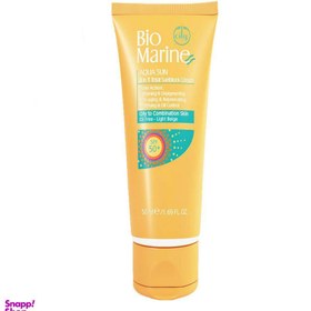 تصویر کرم ضد آفتاب بایومارین (Bio Marine) مناسب پوست چرب با +SPF50 رنگ بژ روشن حجم 50 میلی لیتر 