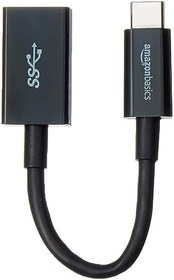 تصویر Amazon Basics AmazonBasics USB Type-C to USB 3.1 Gen1 Female Adapter Cable - Black 