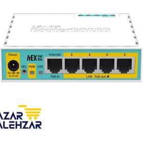 تصویر روتر میکروتیک مدل Hex POE Lite 