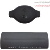 تصویر مجموعه کیسه هوا (ایربگ ) راننده و سرنشین L90 مناسب برای ال نود ( مدل پایین ) رنوی و داچیا