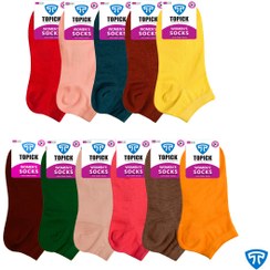 تصویر جوراب مچی رنگی نانو زنانه تاپیک 