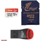تصویر کارت حافظه مموری VICCO 128GB MICRO 600x 