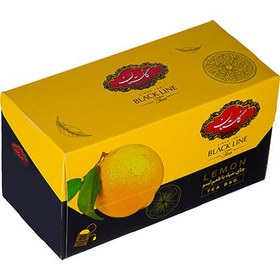 تصویر چای سیاه کیسه ای با طعم لیمو 