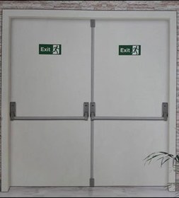 تصویر درب دولنگه ضد حریق 