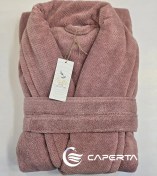 تصویر حوله تن پوش بلو طرح ماکرو رنگ کالباسی تیره 