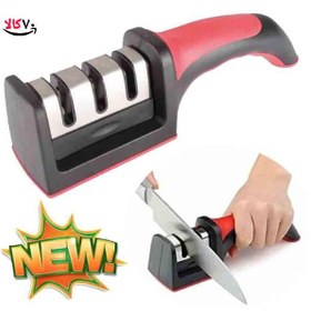 تصویر چاقو تیزکن سه کاره knife sharpener