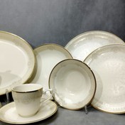 تصویر سرویس غذاخوری چینی توس ۱۲ نفره ۹۰ پارچه مدل الیزابت اودیسا 