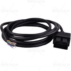 تصویر کابل 3متری کیا مشکی REFACO KIA KIA CONNECTOR 20PIN MALE TO OPEN CABLE 3 METER 