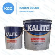 تصویر رنگ سفید پلی اورتان 75 درصد مات Kalite به همراه هاردنر 