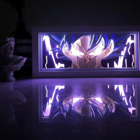 تصویر تابلو لایت باکس انیمه ای دراگون بال زد | Dragon Ball Z Anime Light Box 