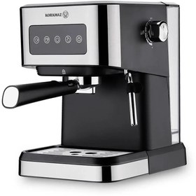 تصویر اسپرسوساز فوم شیر ساز دار برند کرکماز ترکیه مدل Java A981 Korkmaz Java Espresso Coffee Machine with Milk Frother A981