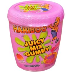 تصویر پاستیل با سس ترش هاریبو - با طعم هلو (اورجینال) HARIBOO JUICY MIX GUMMY 