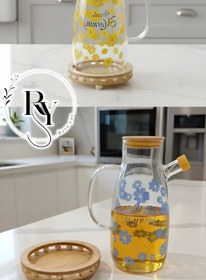 تصویر روغن ریز پیرکس گلدار 