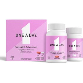 تصویر قرص مولتی ویتامین حین بارداری و شیردهی Prenatal Advanced برند One A Day 