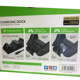 تصویر پایه شارژ دسته بازی Dobe TYX-1817X X-Series S/X / X-One Dobe TYX-1817X X-Series S/X / X-One Controller Dual Charging Dock