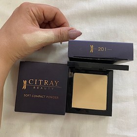 تصویر پنکک جدید سیترای شماره201 CITRAY SOFT COMPACT POWDERحجم 11گرم 