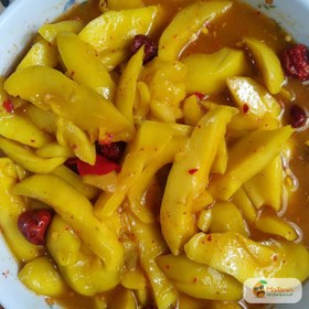 تصویر ترشی انبه تند یک کیلویی 