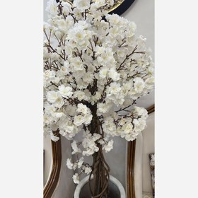 تصویر درختچه مصنوعی شکوفه قد ۱۶۰ سانتی‌متر 