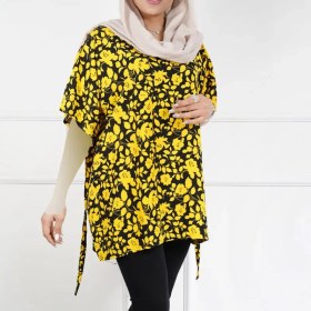 تصویر بلوز نخی گل گلی 3059 