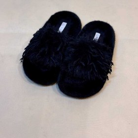 تصویر صندل پشمی مشکی 