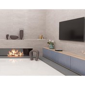 تصویر سرامیک پرسلان مارابو سرامیک مدل لیبرتا مات 60*120 طرح بتن مینی مال دارای 3 رنگ طوسی روشن طوسی متوسط و طوسی تیره 