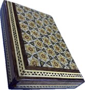 تصویر جعبه سکه خاتم کاری Inlaid coin box