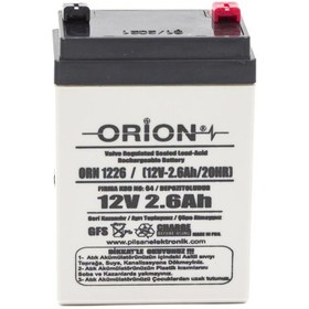 تصویر باتری خشک 12 ولت 2.6 آمپر ساعت مارک ORION مدل ORN 1226 