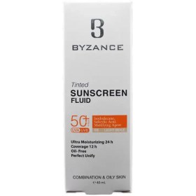 تصویر کرم ضد آفتاب SPF50+ بیزانس مناسب پوست چرب شماره 20 رنگ بژ طبیعی حجم 40 میلی لیتر ضد آفتاب صورت مدل کرم ضد آفتاب SPF50+ بیزانس مناسب پوست چرب شماره 20 رنگ بژ طبیعی چرب و مختلط SPF 50 حجم 40 میلی لیتر برند بیزانس بژ طبیعی