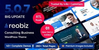 تصویر Reobiz - Consulting Business WordPress Theme 