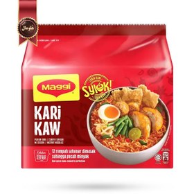 تصویر نودل مگی Maggi مدل کاری کاو Kari kaw وزن 83 گرم پک 5 تایی 