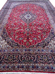 تصویر فرش دستبافت كاشان إيران (١٢ متري طرح ترنج) 