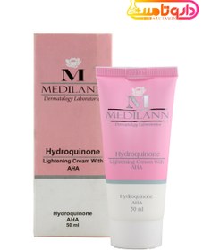 تصویر کرم روشن کننده هیدروکینون مدیلن ا Medilann Hydroquinone Lightening Cream Medilann Hydroquinone Lightening Cream
