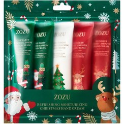 تصویر پک کرم دست ZOZU کریسمسی ۵ عددی - پک ۵ عددی ZOZU Refreshing Moisturizing Christmas Hand Cream 5pcs