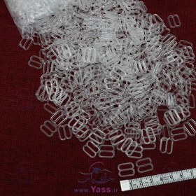 تصویر سگک تنظیم پلاستیکی شفاف 1.3 سانت ( حدود 1000 عددی ) 