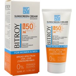 تصویر کرم ضد آفتاب مناسب پوست چرب بیتروی کرم ضد آفتاب بی‌رنگ بیتروی SPF 50 مخصوص پوست چرب و مختلط، با بافت سبک و کنترل‌کننده چربی، محافظتی کامل بدون ایجاد برق یا احساس سنگینی روی پوست فراهم می‌کند